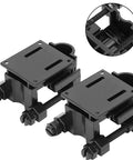 Rugged Aquarium Hose Clip Clamp For Tank Rim Or Stand, 7x5.6cm Water Pipe Holder Fits Tubes Up To 18mm, Non Slip in black plastic