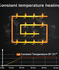 Plug In Or Hardwired Heated Towel Rack With Timer For Bathroom Wall Mounted 304 Stainless Steel constant temperature chart