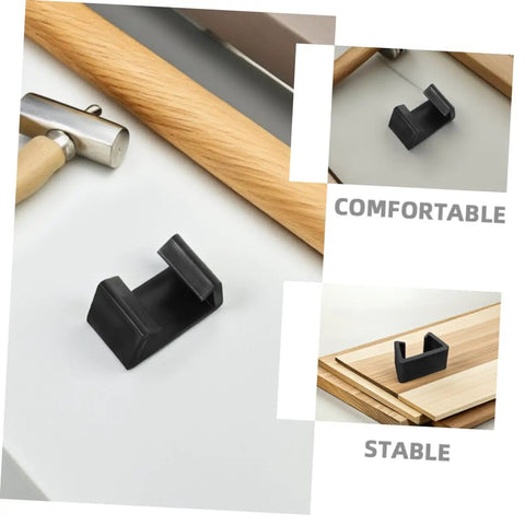 6 Piece Precision Furniture Clips For Sectional Rattan Chairs And Outdoor Garden Couches That Lock In Tight on wooden surface