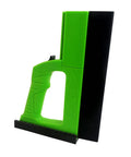 GuidePRO Bundle GP5 Bandsaw Guide With GP7 Extender and Anchor Bar Hardware in green for safe woodworking and precise feed control.