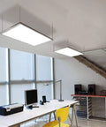 Two By Four Foot LED Panel Light 50W 6500 Lumen Backlit Flat Panel With Adjustable 3000K To 5000K CCT And 0-10V Dimmable shown in office