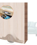 5 Pack White Screen Door Rollers With 29mm Diameter Nylon Wheel And Stainless Steel Shell Electroplating Finish