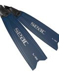 Long Freediving And Spearfishing Fins With Reactive Technopolymer Blade And Foot Pocket Without Side Rails, 30 Degree Blade Angle For Maximum Kick Power, Ideal For Scuba Diving And Open Water Exploration