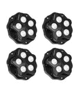 Heavy Duty Self Adhesive Universal Caster Wheels With Smooth 360 Mute Ball Rotation Tough As Nails Black Nylon Rollers Home Project - set of four