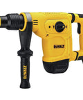 Heavy Duty SDS Max Corded Rotary Hammer Packing 10.5 Amp Motor And 7.1 Joules Badass Impact Energy For Fast Concrete Chiseling And Masonry Drilling With Shock Absorbing Grip That Cuts Vibration Right Out, yellow power tool.