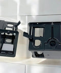 Combo Electrical And Low Voltage Old Work Box 2-Gang Cut-In Retrofit For Power And Data, black finish, shown on display
