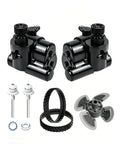 MX8 And MX8 Elites Rebuild Kit With All Inclusive Suction Pool Equipment For Residential And Commercial Pools Durable Replacement Parts To Restore Clear Water And Boost Efficiency, black and gray parts set