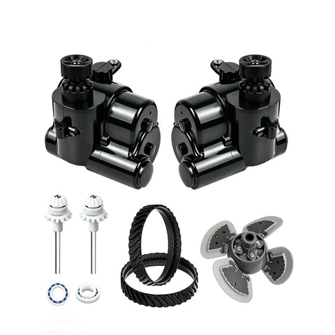 MX8 And MX8 Elites Rebuild Kit With All Inclusive Suction Pool Equipment For Residential And Commercial Pools Durable Replacement Parts To Restore Clear Water And Boost Efficiency, black and gray parts set