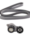 Premium Heavy Duty Serpentine Drive Belt Component Kit Plus One Accessory Drive Belt Tensioner Assembly For Smooth Rides And Big Time Performance Direct Fit Upgrade To Fix Squeaky Belt Noises Once And For All On Honda Whip Today, belt and tensioner