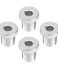 4 Pack Rear Derailleur Hanger Bolts Aluminum Alloy 13.8mm Length M10xP1.0 Thread For Bike Chain Tensioner Installation Alignment Adapter And Tail Hook Screws Durable Pro Grade Maintenance Kit, product focus keyword included.