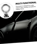 Heavy Duty Roof Rack Tie Down Kit With Eye Bolts And Strap Anchors For Rooftop Tents And Cargo, Easy Install Eye Hook Hardware To Secure Your Gear On Any Adventure, 304 steel eye bolt on car roof