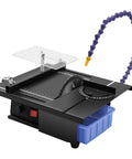 110V Portable Table Saw For Gem Work, Jewelry And Rock Polishing, 1850W Electric Polisher with adjustable RPM and flexible shaft