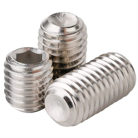 380 Piece 19 Size 304 Stainless Steel Hex Socket Cup Point Set Screw Assortment With Seven Allen Keys And Tough As Nails Vibration Resistant Build For Rock Solid Heavy Duty Setup