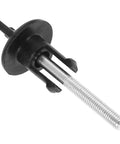 Spare Tire Bolt Retainer Clamp For Trucks And SUVs, Quick Release Hold Down Accessory, metal bolt with black clamp