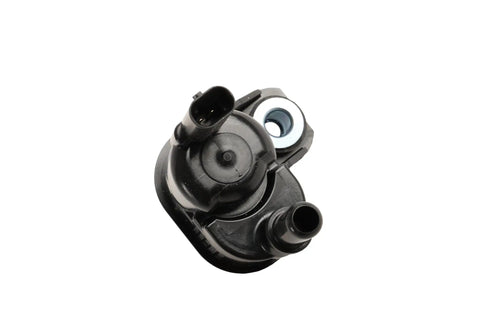 Top view of Vapor Canister Purge Solenoid Valve For GM Vehicles OE Replacement, black plastic, engine emissions control part.