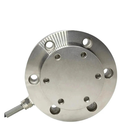 Heavy Duty Spoke Load Cell 500Kg To 20T Pressure And Force Sensor for weight measurement in automatic testing, front view.