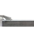 Premium Transmission Oil Cooler Kit For Ford F150 2004 To 2008 Lincoln Mark LT 2006-2008 4.6L 5.4L Engine Reliable Performance And Durable Build Straight From The Shop, silver aluminum cooler core close-up