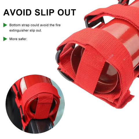 Rig Ready Adjustable Fire Extinguisher Holder Roll Bar Strap Bracket Secure Mount With American Flag Design Compatible With Jeep Wrangler Cj Jk Tj Jl Jlu Red Waterproof Nylon Grip