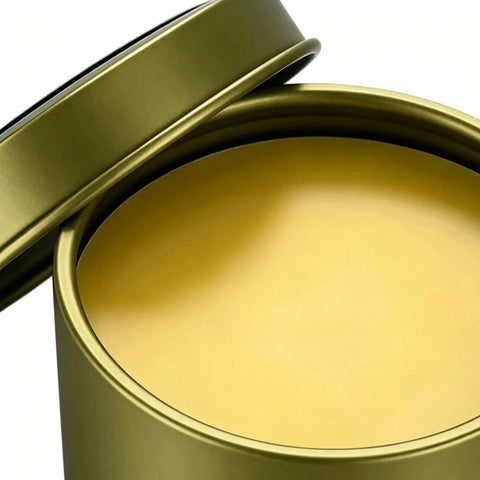 Open tin of Pro Grade Lead Free Solder Flux Paste For Precision Electronics And Auto Electrical Repairs Smooth Joints Anti Oxidation Quick Easy Application For PCB And Circuit Board Fixes.
