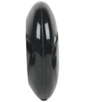 Side view of Inline Skate Wheels 76mm And 80mm 82A Black All Purpose Outdoor Indoor Set, showing sleek urethane surface.