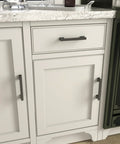 10 Pack Black 5 Inch Center To Center Cabinet Handles Drawer Pulls Square Hardware on white kitchen cabinets