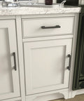 30 Pack 3 Inch Matte Black Solid Cabinet Handles on white kitchen cabinets for drawers, rust resistant, with 76mm center hole