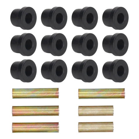 Rear Leaf Spring Bushing Kit 4 Pack Sleeve And Pin Set Replacement For Precedent 2004 And Up And Tempo 2018 And Up Gas Electric Durable Rubber And Metal, 4 bushings