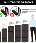 Mid-Size Weekender Travel Duffle Bag, 24x12x12 Inch, 53L Capacity, size comparison chart with multi-size options