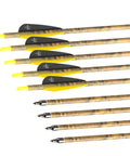 28 Inch Carbon Arrows For Target And Hunting, Spine 500, 0.309 Inch Outer Diameter, Pro Grade Carbon Fiber Arrows in Pack of 12