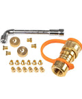 Propane To Natural Gas Conversion Kit For 28 And 36 Inch Outdoor Griddles Includes fittings and wrench components