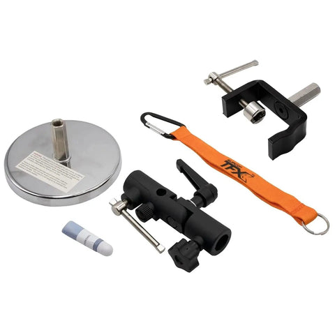 60 Inch Fire Rated Umbrella With Magnetic Base Kit HD Clamp For Rooftop Work NFPA 701 Fabric Includes Umbrella Adjustable Magnetic Base