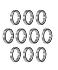 6806-2RS Sealed Ball Bearings 30mm ID x 42mm OD x 7mm Width, Double-Sided 2RS Chrome Steel GCr15, 10 pcs displayed