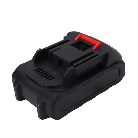 LoveWh Handy Cordless Bench Grinder With Six Speed Settings And 100W Power battery pack with red safety latch for easy attachment.