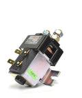 Heavy Duty 24V 125A Motor Contactor Sw80164L With Mounting Bracket For Electric Vehicles, side view showing terminals and bracket.