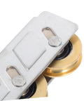 22mm Heavy Duty Sliding Door Roller Wheel With Double Copper Wheels And Stainless Steel Shell for patio and closet doors.