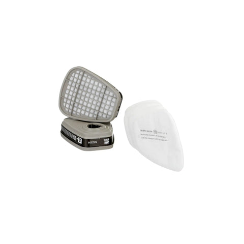 Performance Supply Kit For Paint Jobs With 6000 Series Replacement Cartridges And P95 Filters, Bayonet Mount Compatible With Respirators
