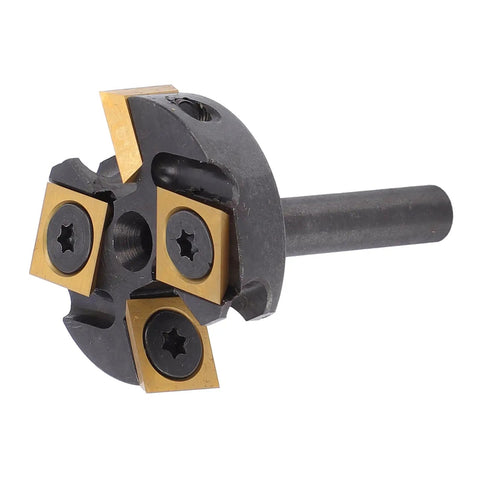 Versatile WALFRONT Slab Flattener Router Bit For Hardwood And Plywood With 1/4 Inch Shank And 1 3/8 Inch Cutting Diameter shown