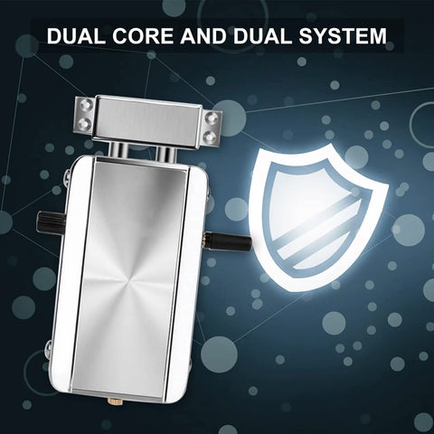 Smart Wireless Remote Door Lock with Electronic Deadbolt Anti Theft Keyless Entry System hidden dual core design