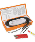 Splicing Kit Buna N 9 Piece with Cord Stock Splicing Jig Cutting Tool and Adhesive in Plastic Box Includes 1.6mm to 8.4mm Sizes