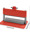 12 Inch Press Brake Attachment For 12 Or 20 Ton Hydraulic Workshop Presses With 0 To 90 Degree Adjustable Bend Steel Construction