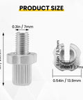 7mm Aluminum Alloy Brake Lever Adjuster Kit For Mountain And Road Bikes with size dimensions