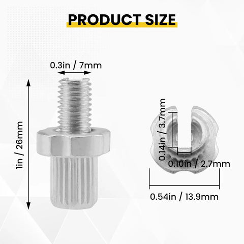 7mm Aluminum Alloy Brake Lever Adjuster Kit For Mountain And Road Bikes with size dimensions
