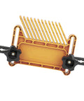 Adjustable Featherboard Set For Woodworking Safety Guide With Zero Fuss Chamfer Groove Fits Table Saws Band Saws And Router Tables. Durable yellow featherboard with adjustable clamps.