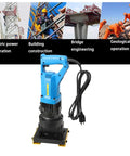 Get Ready To Slash Through Steel Like A Pro With This Bad Boy Power Tool. Heavy Duty Hydraulic Angle Cutter in blue color.