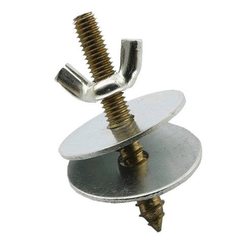 32 Piece M6 Screw Fastener Kit For Wooden Components Durable Perfect For Easy DIY Mounting And Woodworking Includes 8 Screws, 16 Flat Washers And 8 Wing Nuts. M6 screw with wing nut and flat washers for wood mounting