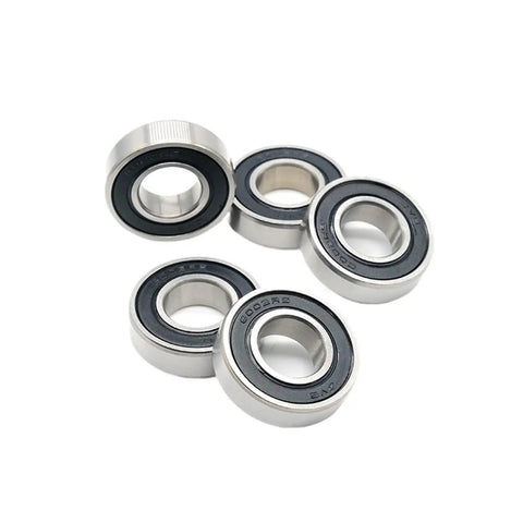 Top Notch Double Sealed Deep Groove Ball Bearings 6004RS Set Of 2, showcasing ABEC 7 precision and 20x42x12mm size.