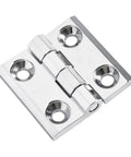Rotating Concealed Hinges For Doors And Cabinets, Heavy Duty Zinc Alloy Butt Hinge, Silver Finish, 4-hole mount, 40x40mm