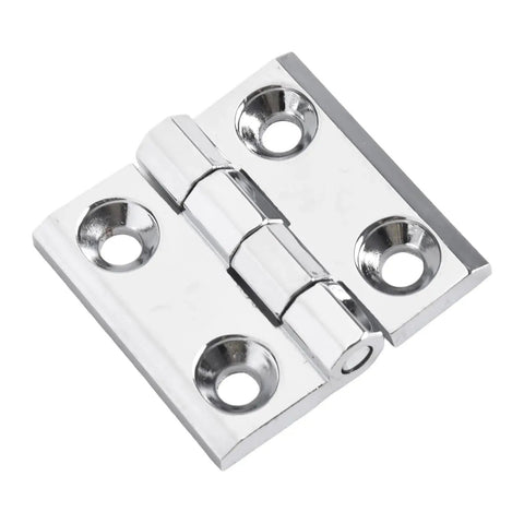 Rotating Concealed Hinges For Doors And Cabinets, Heavy Duty Zinc Alloy Butt Hinge, Silver Finish, 4-hole mount, 40x40mm