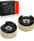 Keep Your Daily Driver Smooth And Steady With This Beefy Set Of Two Engine Motor Mounts Designed For Audi A3 Gti Cc Eos And Jetta 2005 To 2016 Bolt On Install - detailed view of two engine mounts with a box in background.