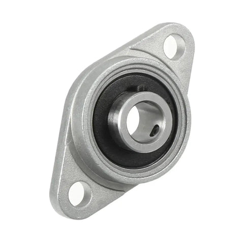 8Pcs Heavy Duty Pillow Block Bearings 8mm Bore Zinc Alloy Housing Rhombic Flange Self Aligning Industrial Equipment Parts Pro Build Quality Works For Motor Machinery Loads Reliable Daily Grind Support System Shop Setup Looks Rad Smooth Forever, flange bearing